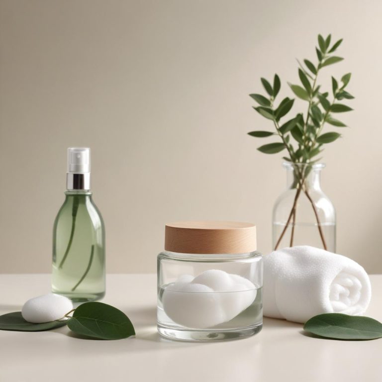 Nettoyage minimaliste du visage