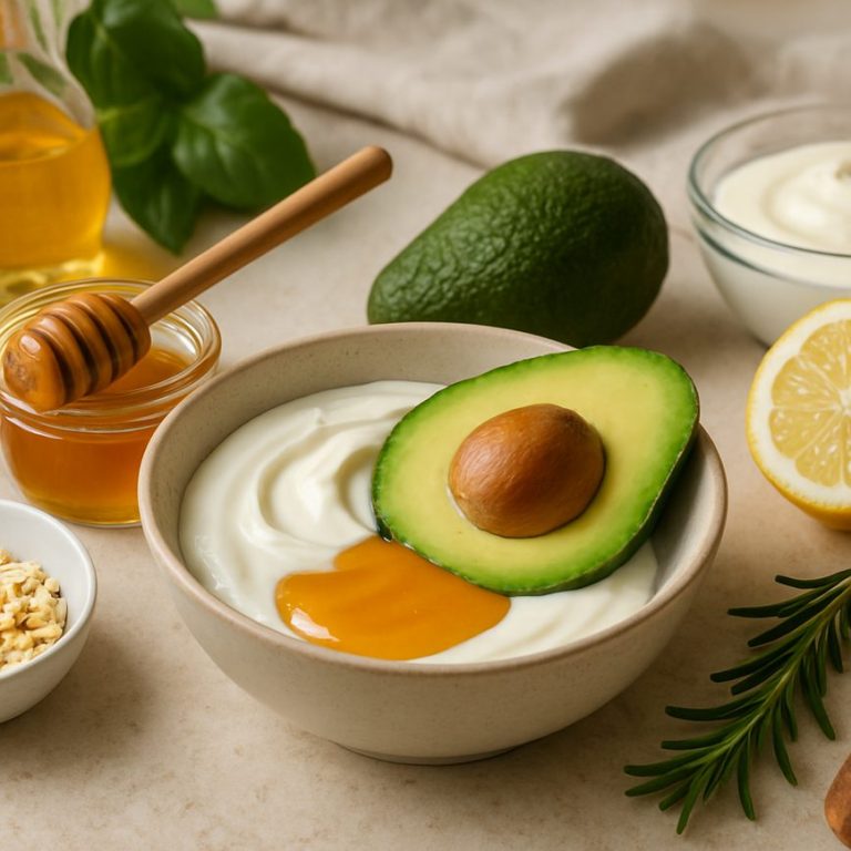 Masques hydratants maison