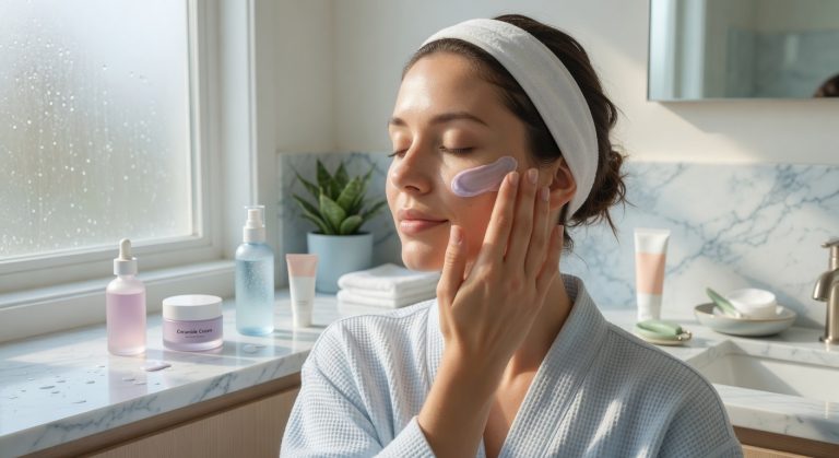 Soins matinaux pour peau énergique