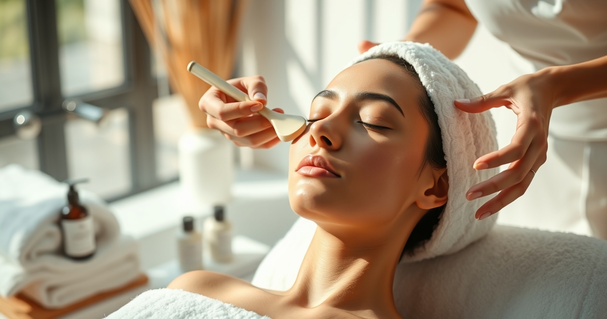 Rituels anti-fatigue pour peau stressée — Massages du visage : Une technique relaxante